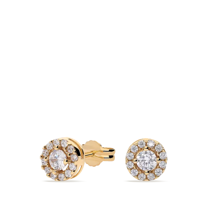 18k gold earrings