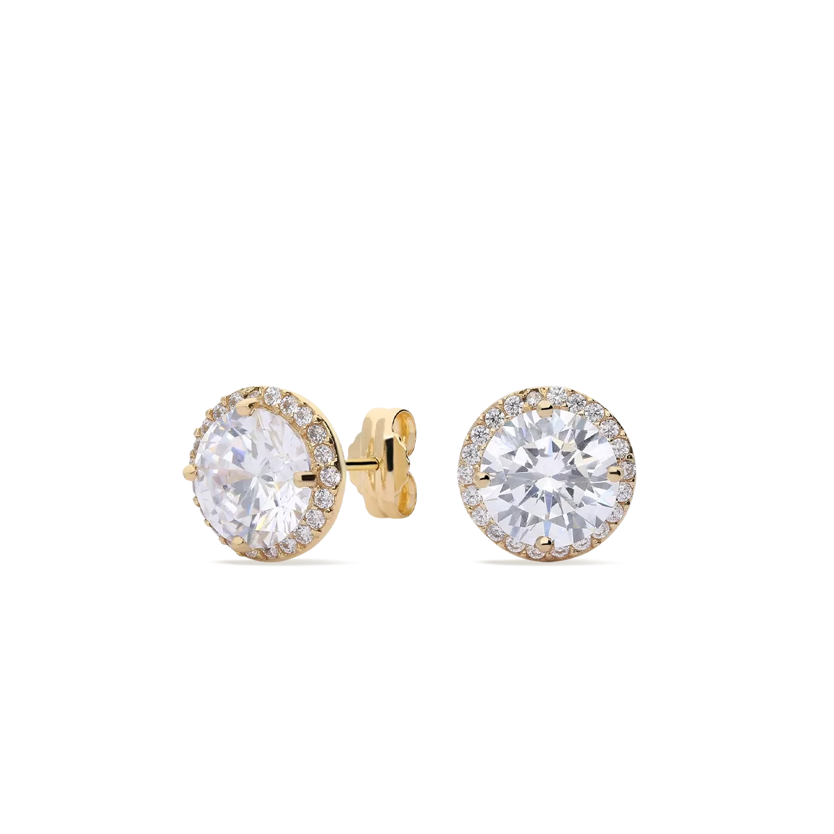 18k gold earrings