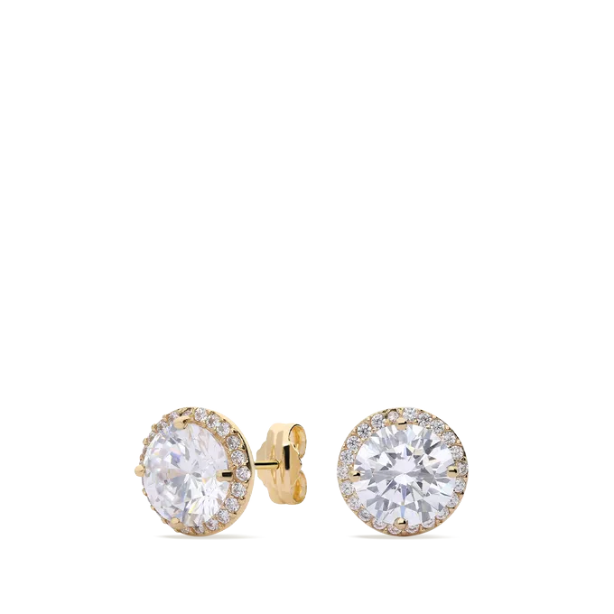 18k gold earrings