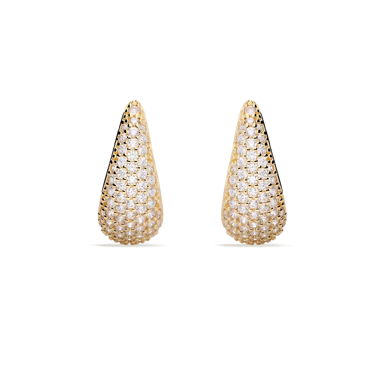 18k gold earrings