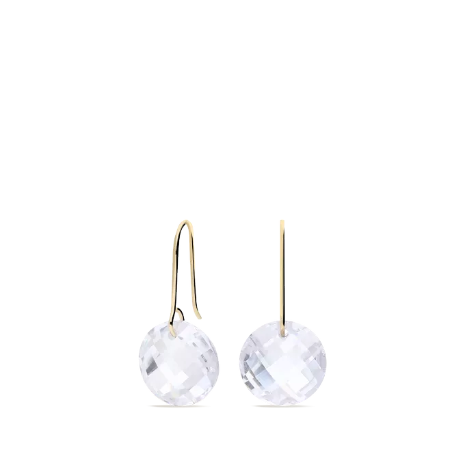 18k gold earrings