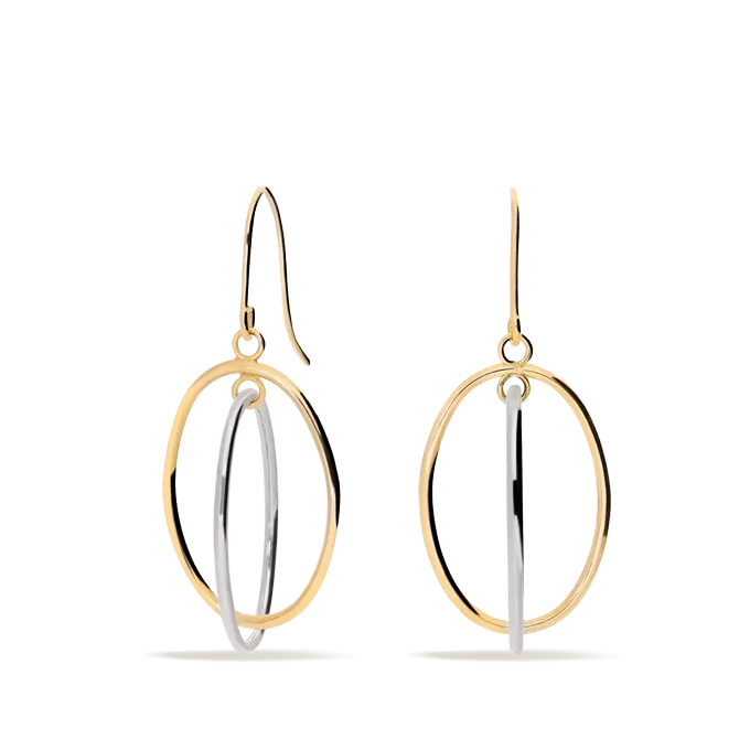 18k gold earrings