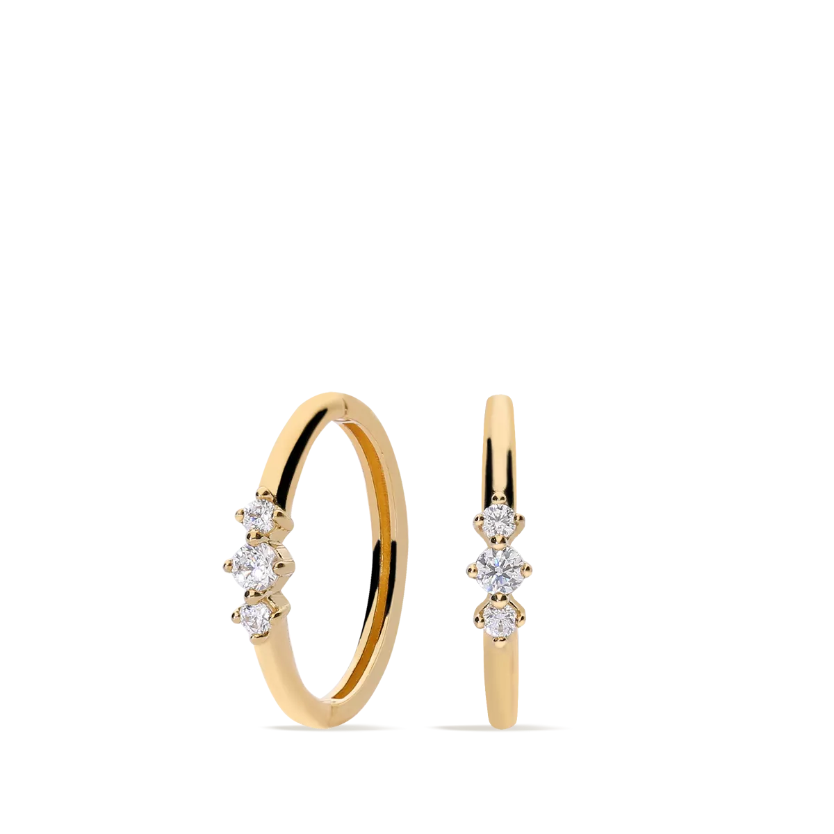 18k gold earrings