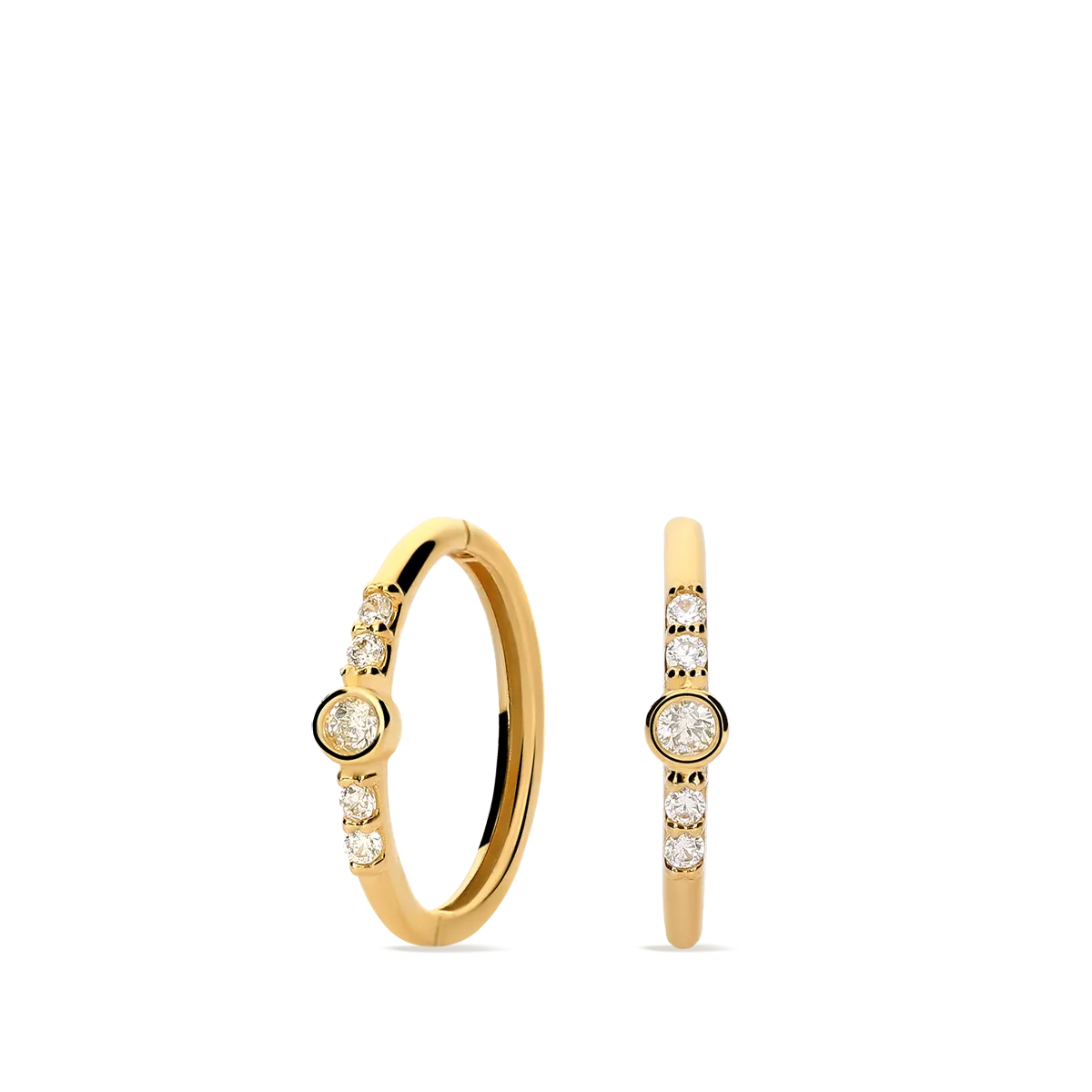 18k gold earrings