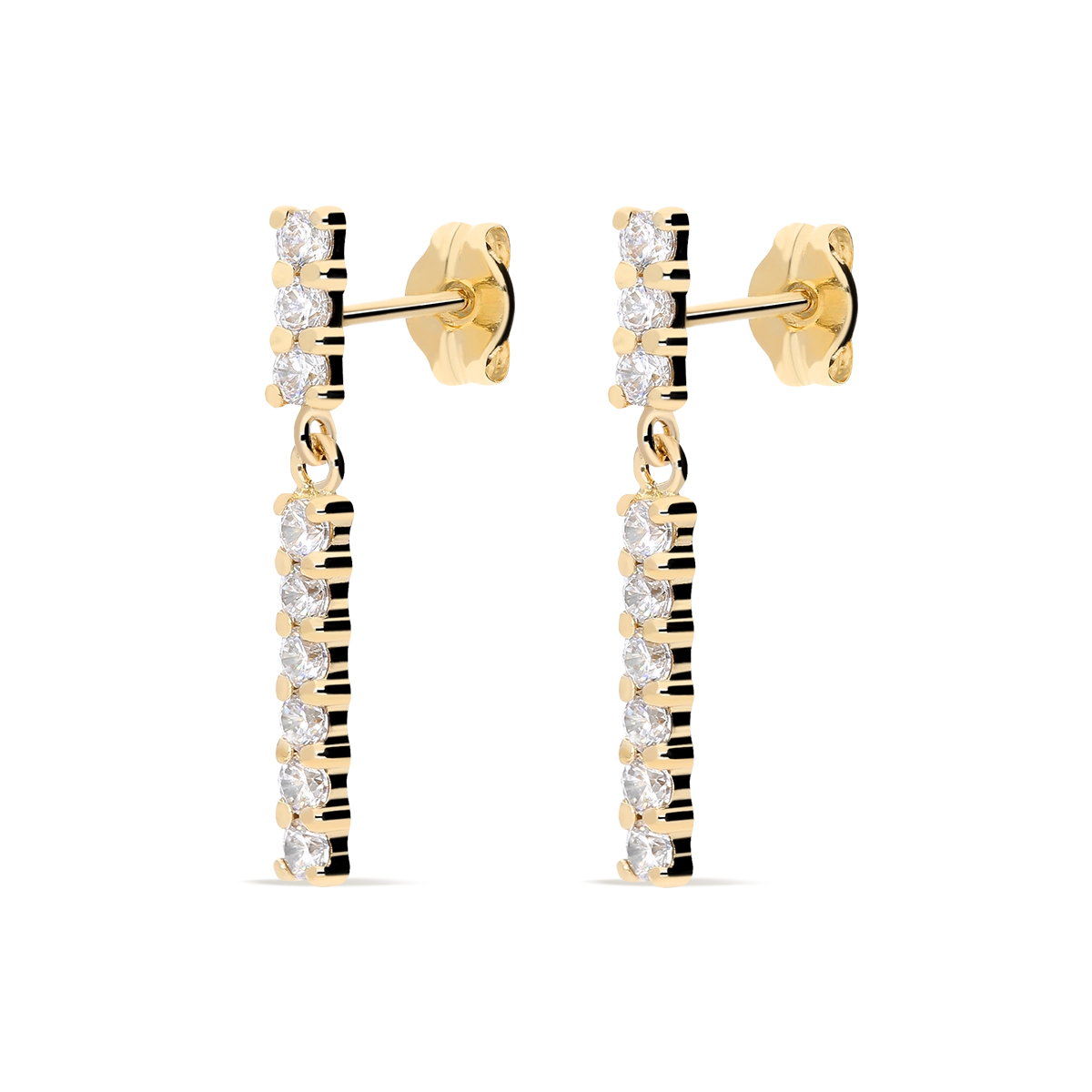 18k gold earrings