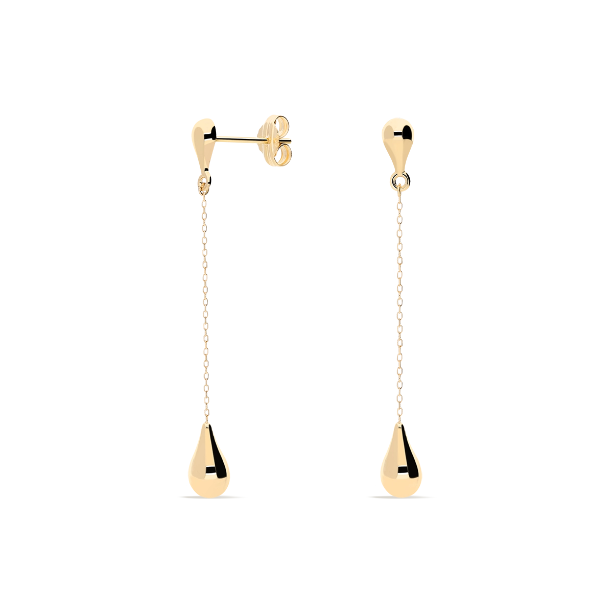 18k gold earrings