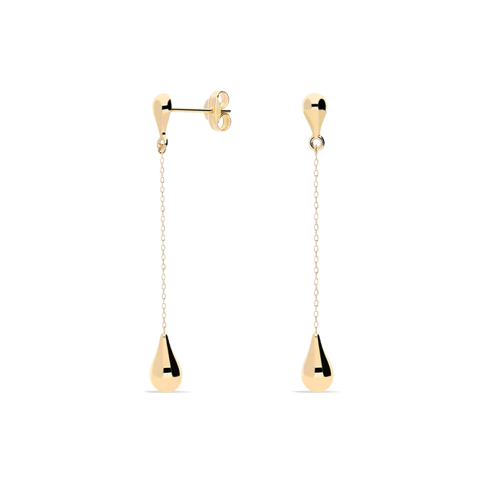 18k gold earrings