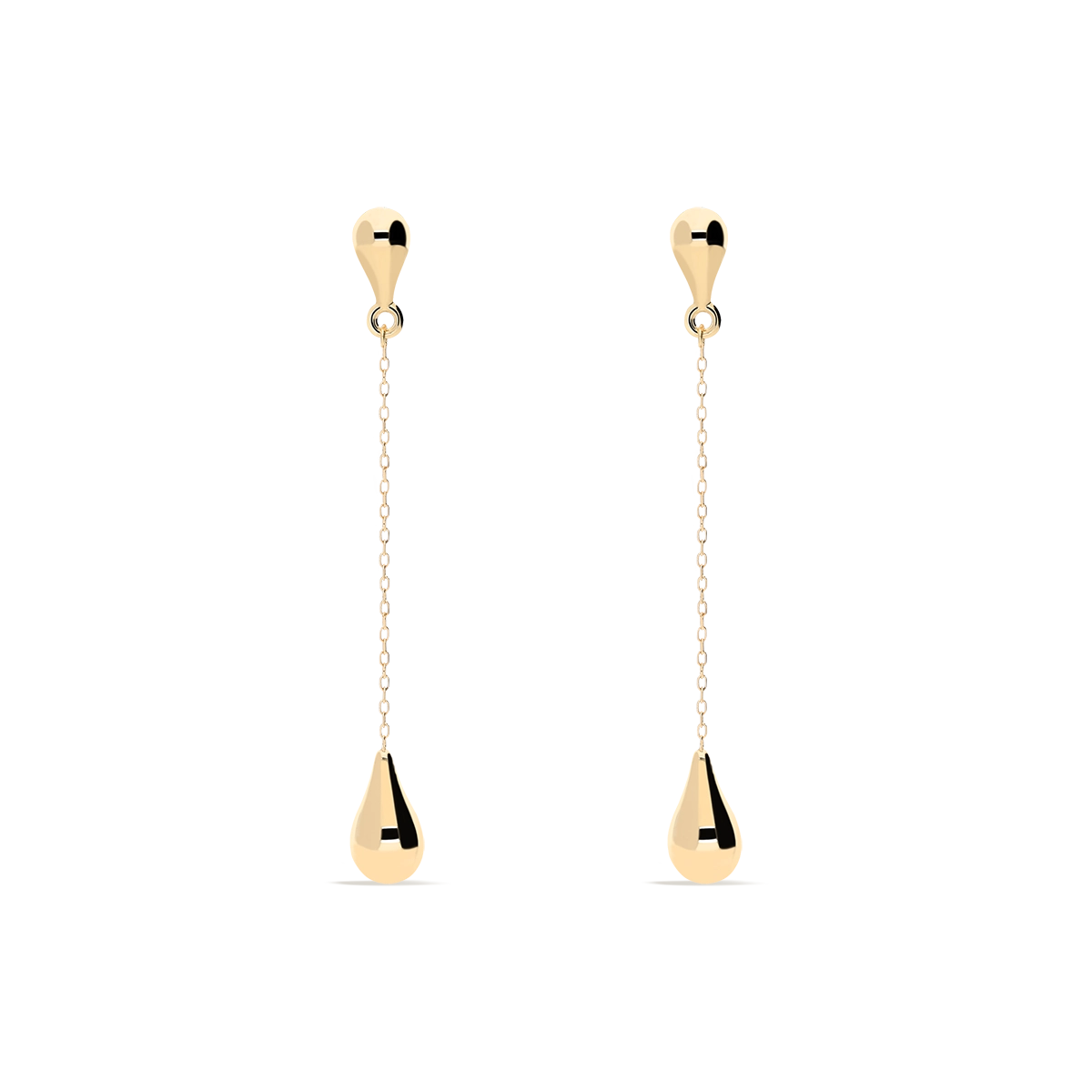 18k gold earrings