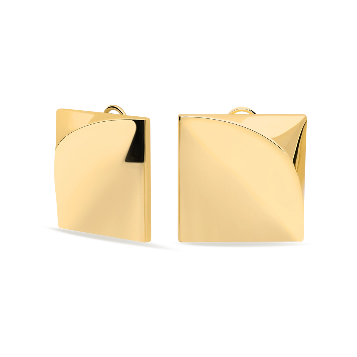 18k gold earrings CHESS