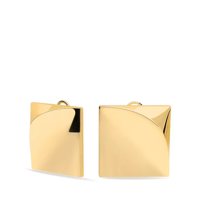 18k gold earrings CHESS
