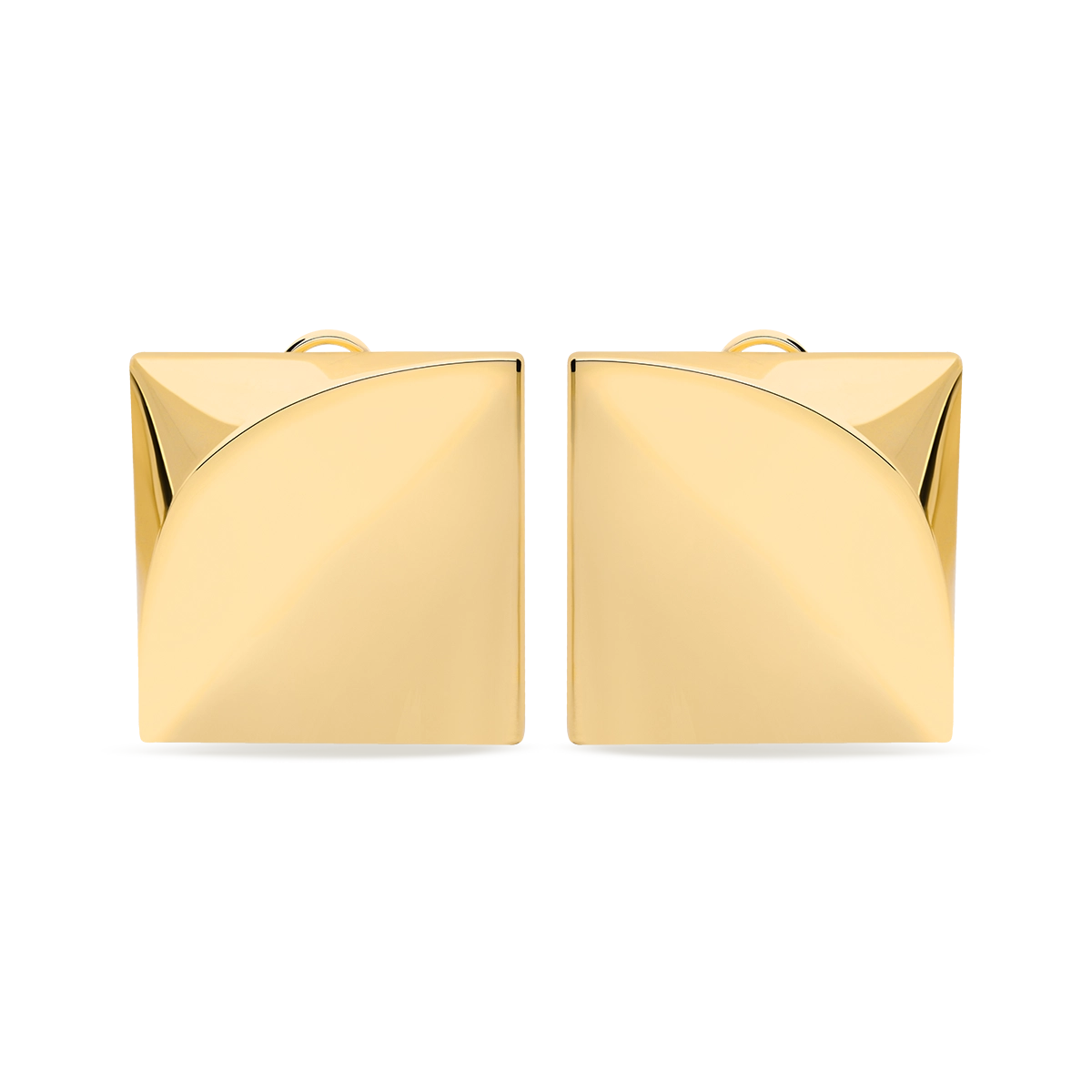 18k gold earrings CHESS