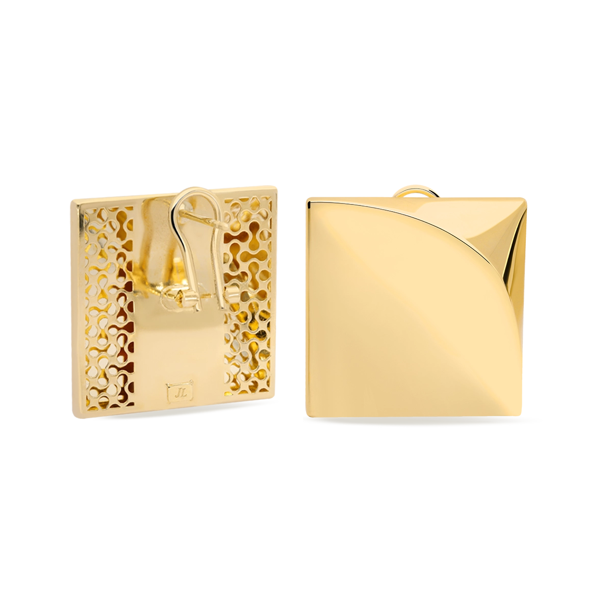 18k gold earrings CHESS