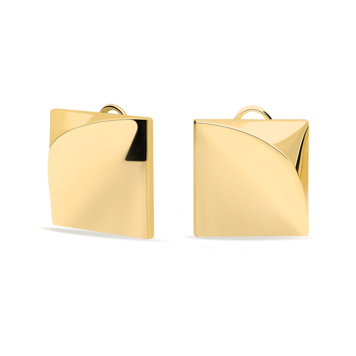 18k gold earrings CHESS