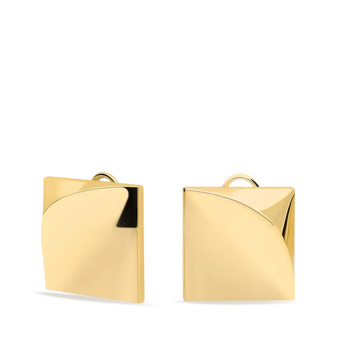18k gold earrings CHESS