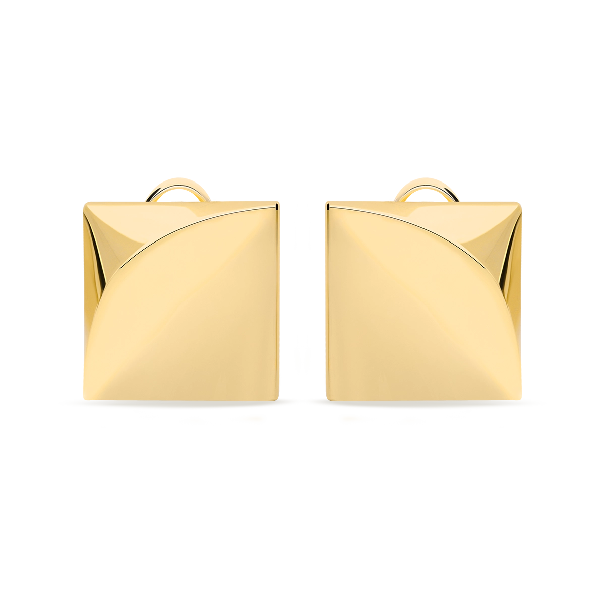 18k gold earrings CHESS