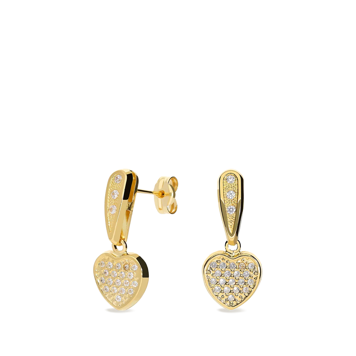 18k gold earrings