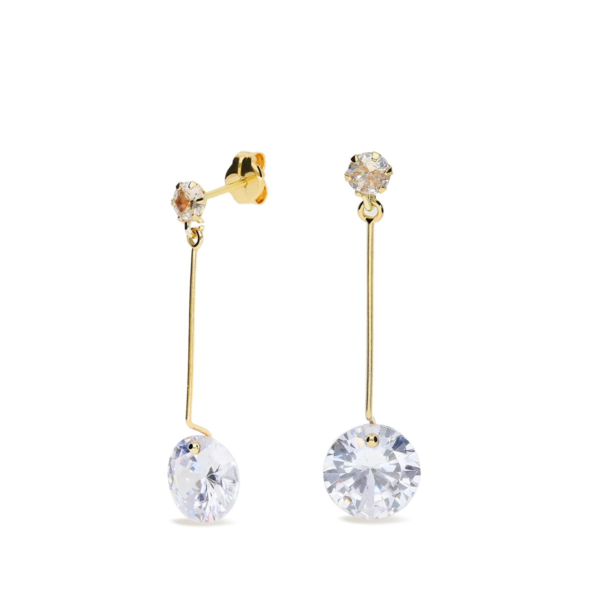 18k gold earrings