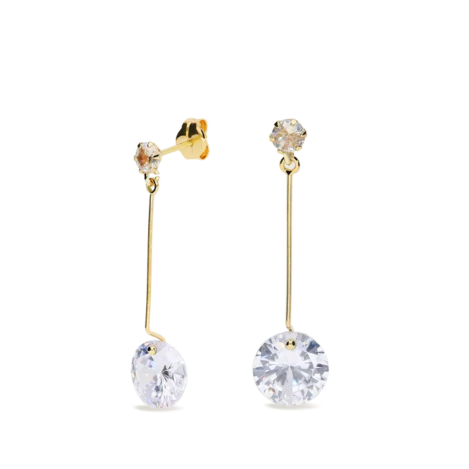 18k gold earrings