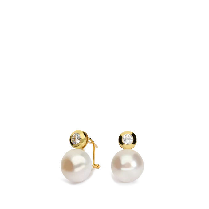 18k gold earrings