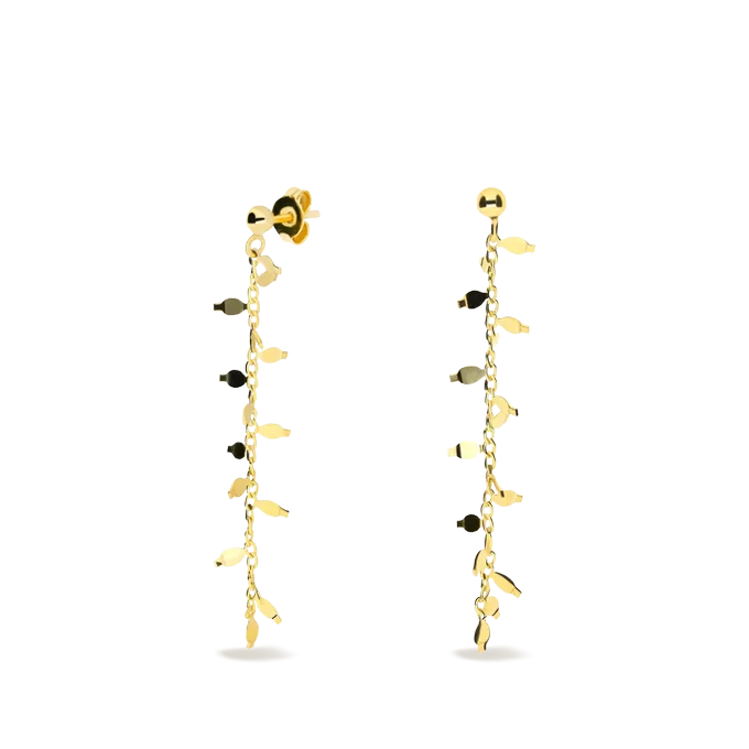 18k gold earrings