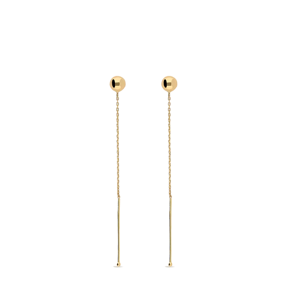 18k gold earrings