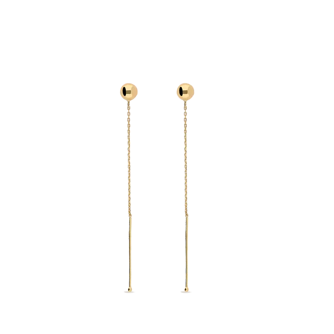 18k gold earrings