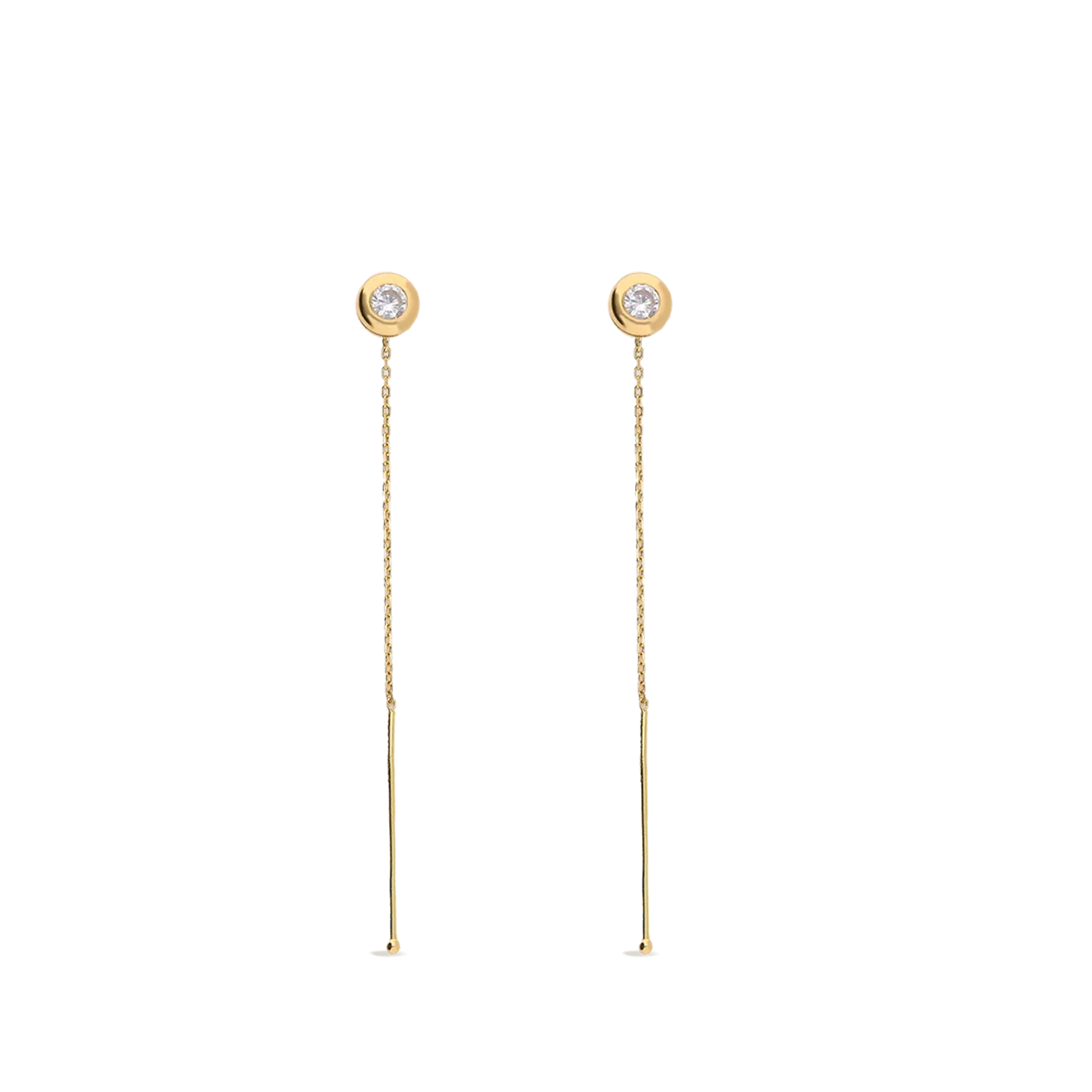 18k gold earrings