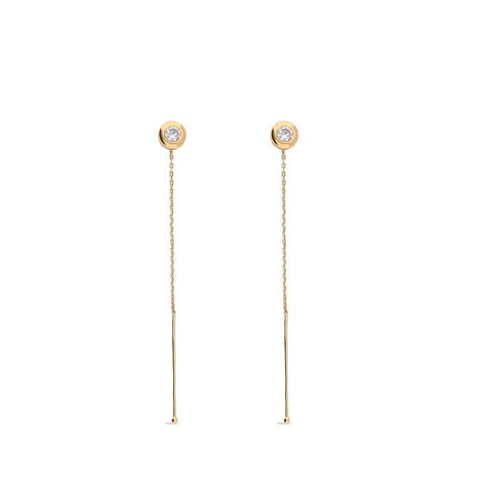 18k gold earrings