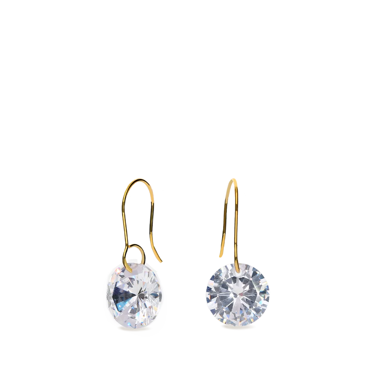 18k gold earrings