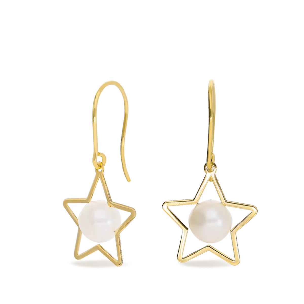 18k gold earrings