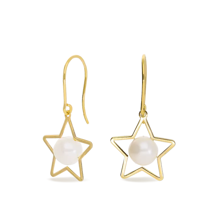 18k gold earrings