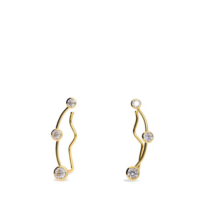 18k gold earrings