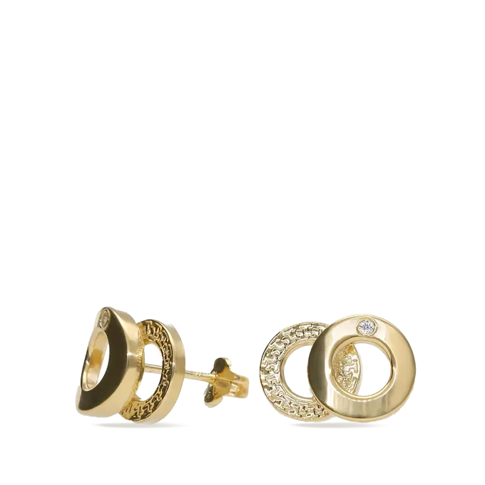 18k gold earrings