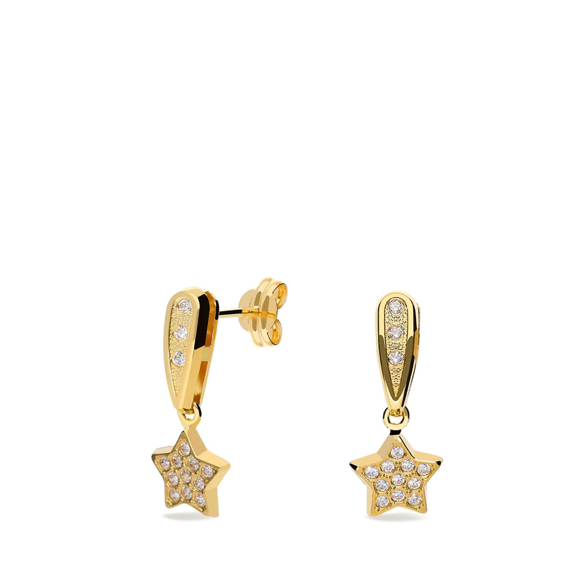 18k gold earrings