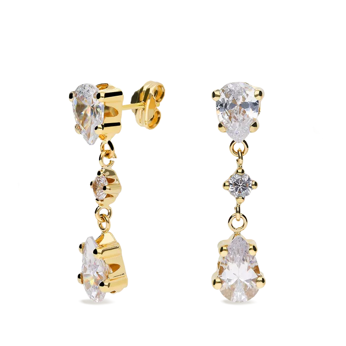 18k gold earrings