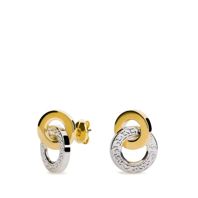 18k gold earrings