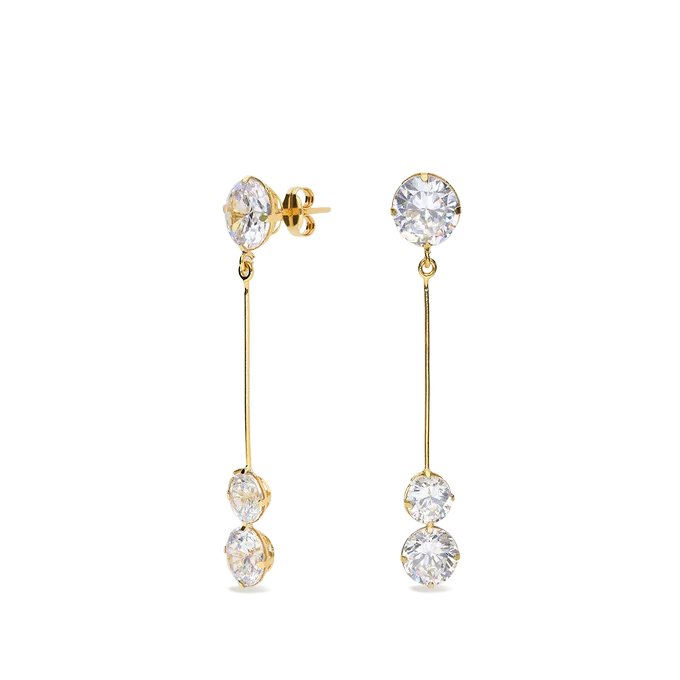 18k gold earrings