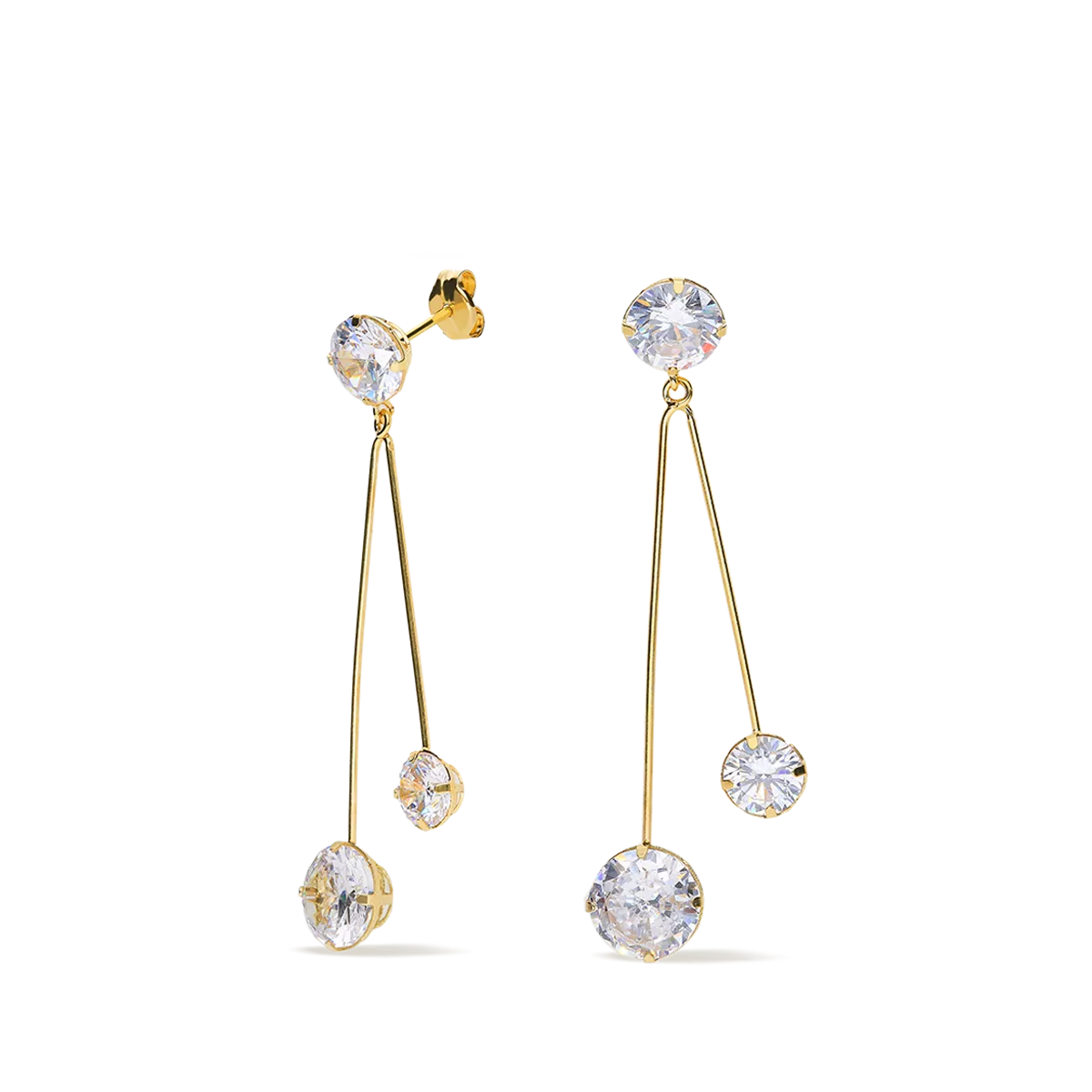 18k gold earrings