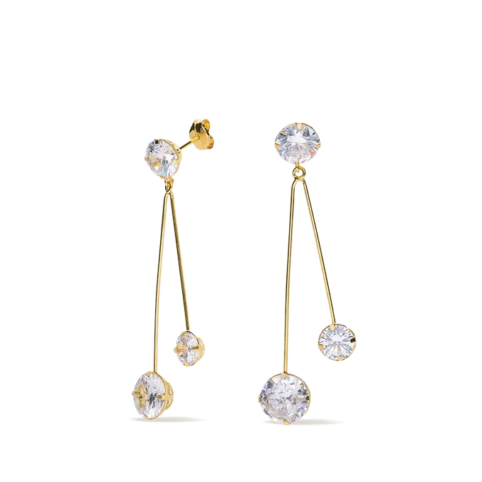 18k gold earrings