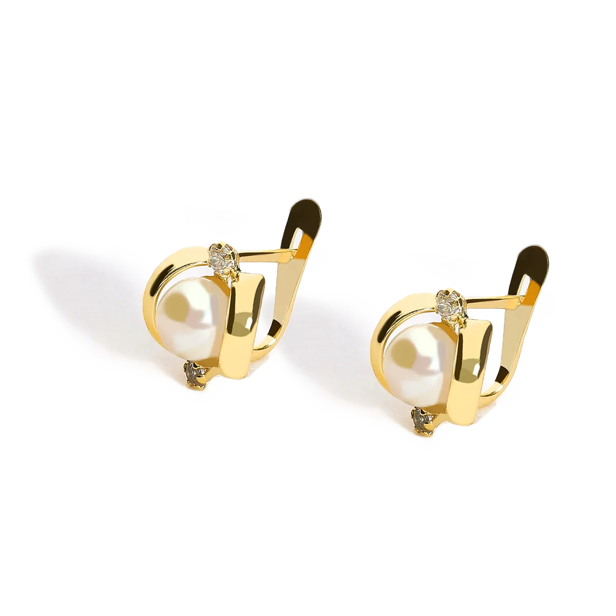 Pendientes comunion perla oro 18 quilates