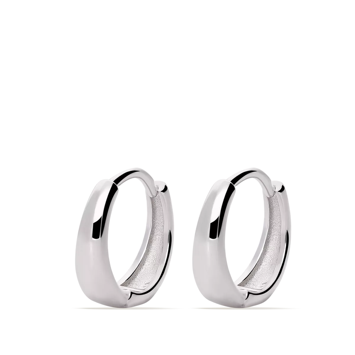 Sterling silver hoop earrings