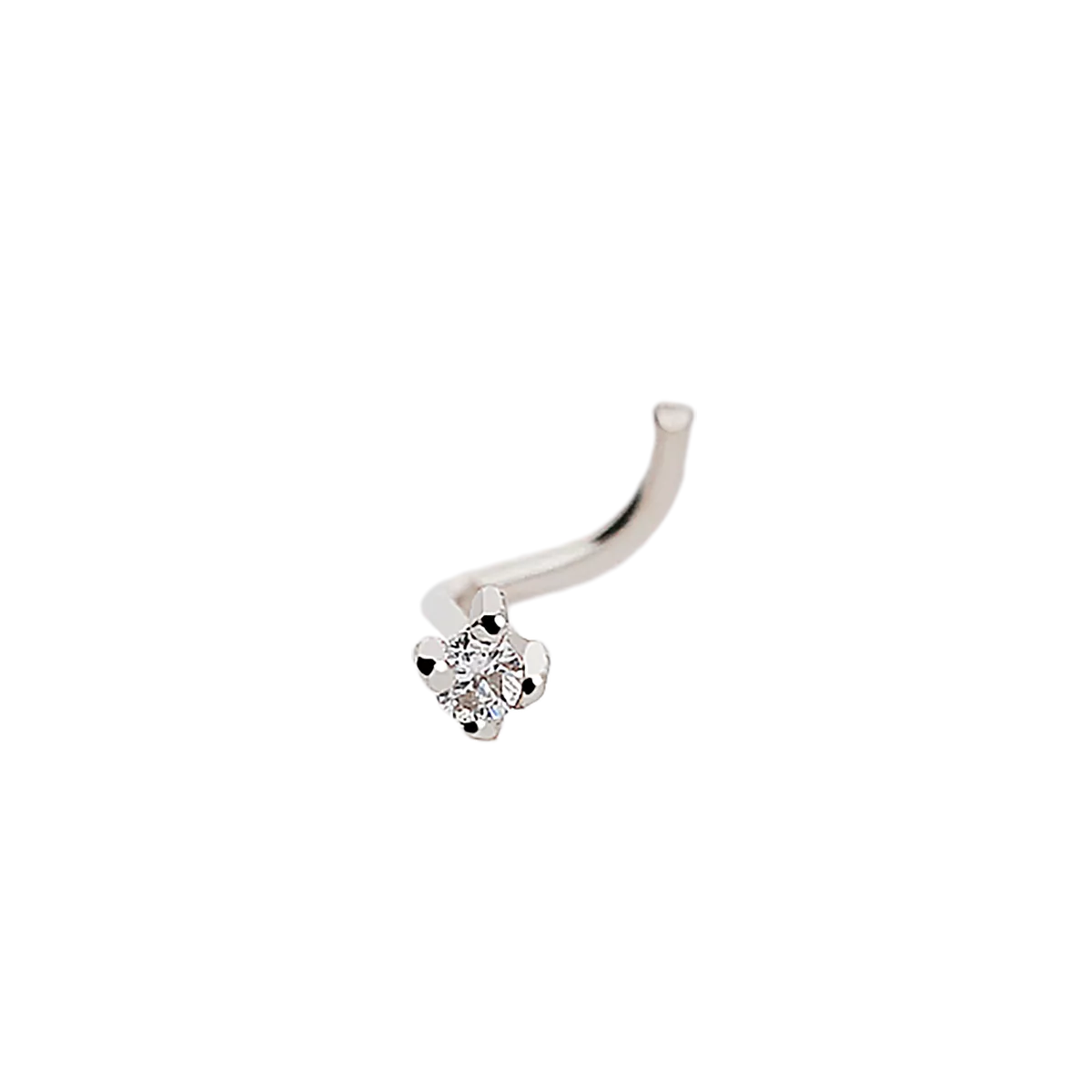 Piercing nariz diamante oro 18 quilates