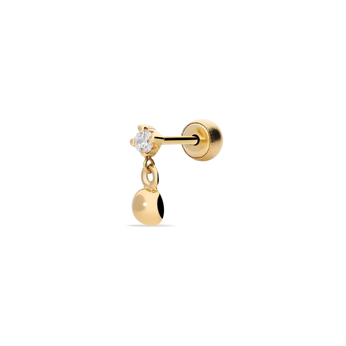 18k gold piercing