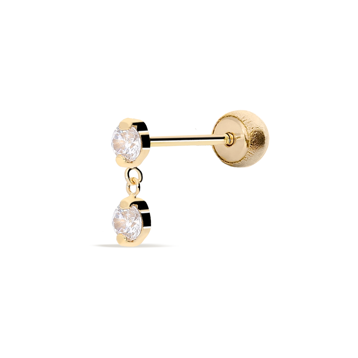 18k gold piercing
