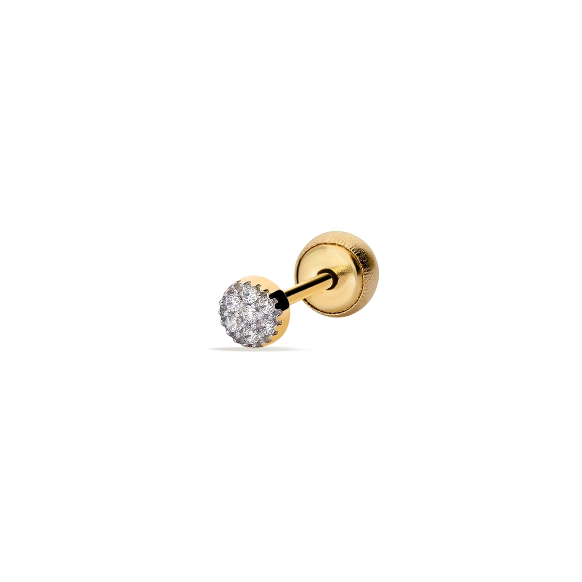 18k gold piercing