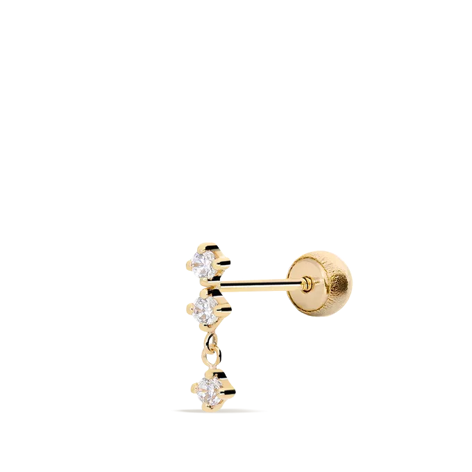 18k gold piercing