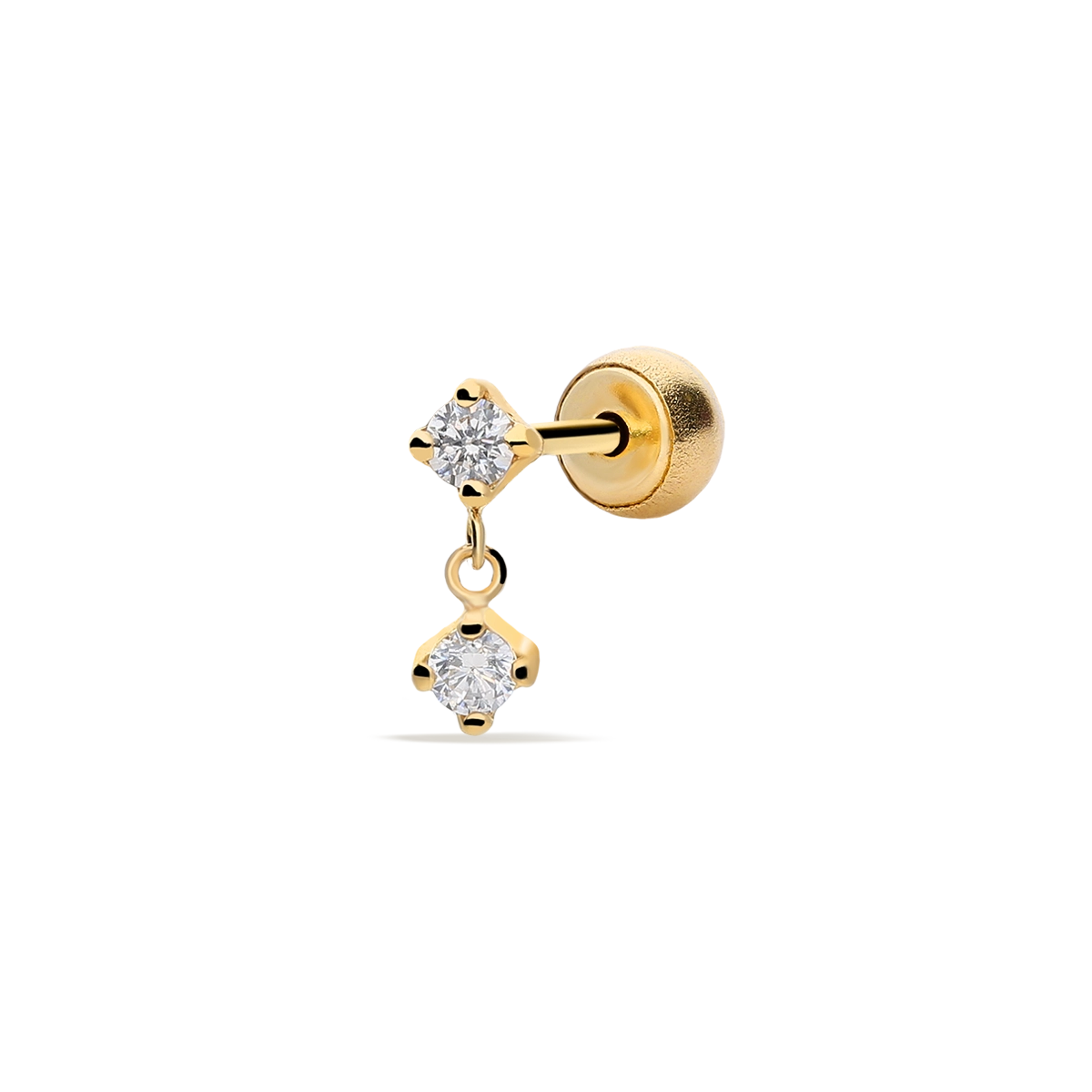 18k gold piercing
