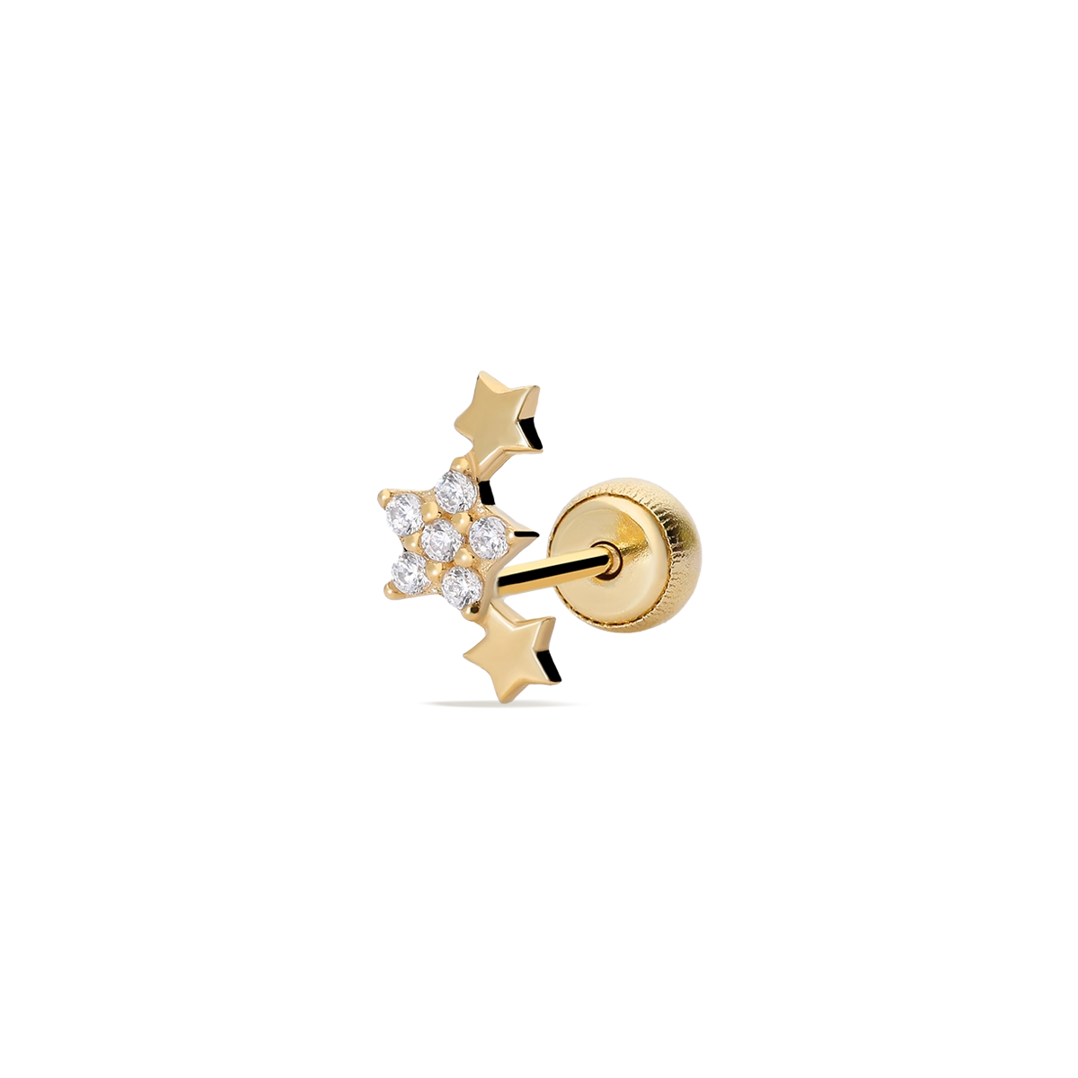 18k gold piercing