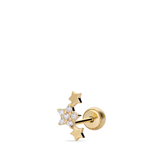 18k gold piercing