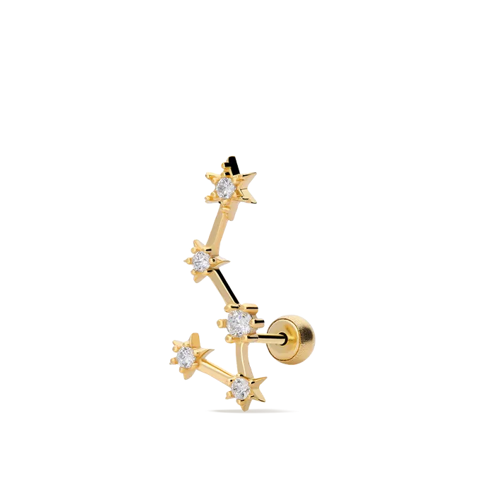 18k gold piercing